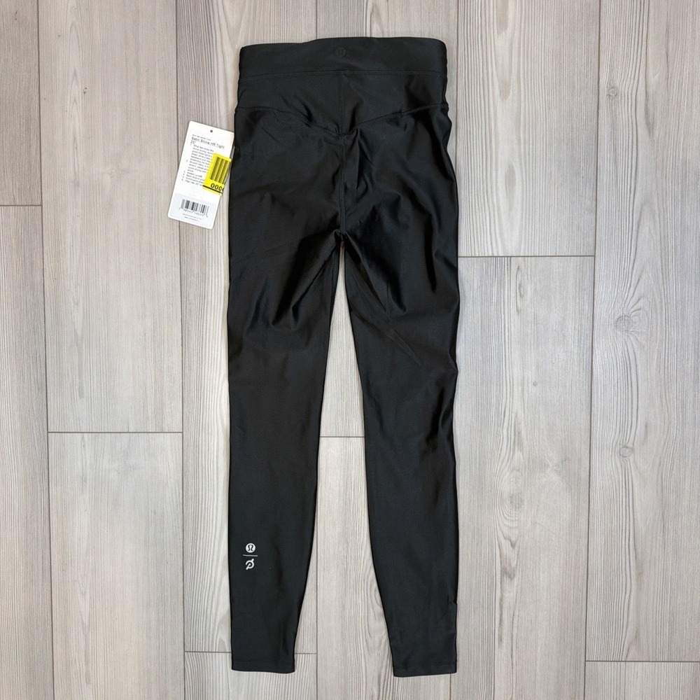 NWT‎ Lululemon X Peloton 2 Satin Shine High-Rise Tight Leggings 25" BKPN LW5GKAS
